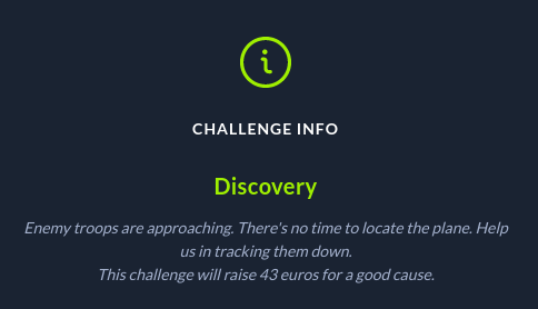 Challenge info for Discovery